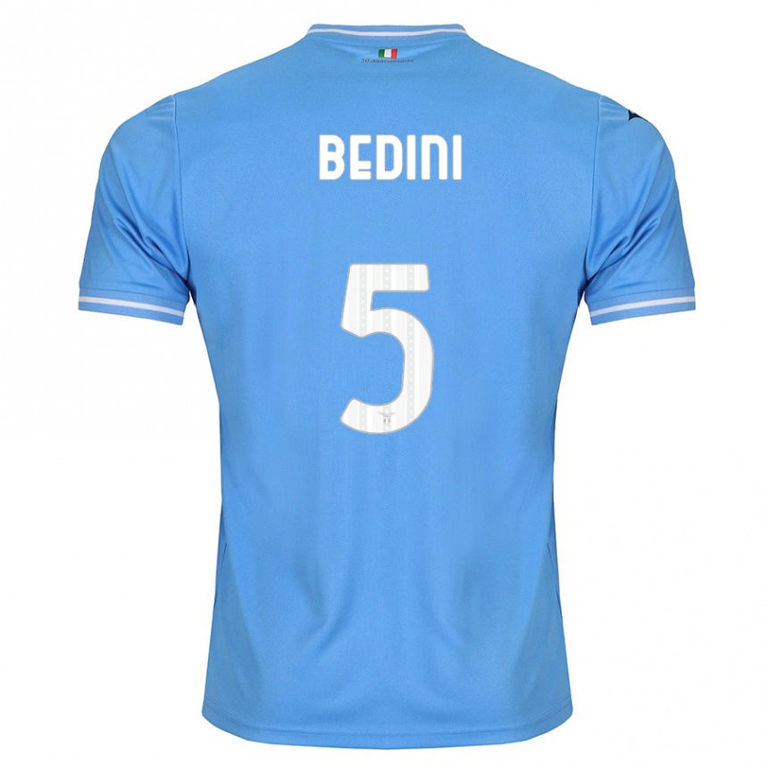 Kids Football Filippo Bedini #5 Blue Home Jersey 2023/24 T-Shirt