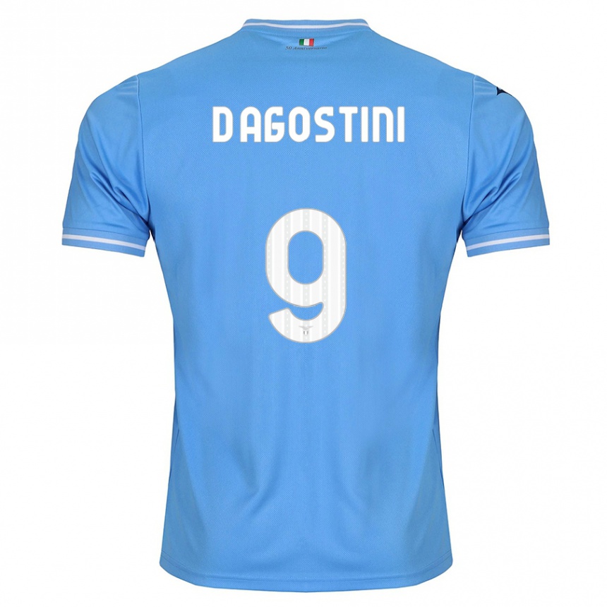 Kids Football Lorenzo D'agostini #9 Blue Home Jersey 2023/24 T-Shirt