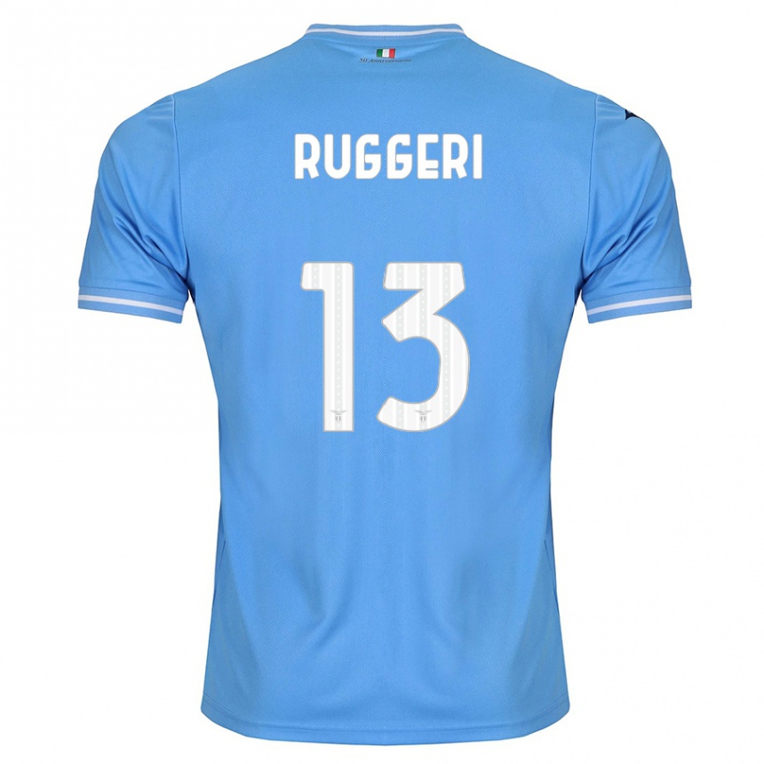 Kids Football Fabio Ruggeri #13 Blue Home Jersey 2023/24 T-Shirt