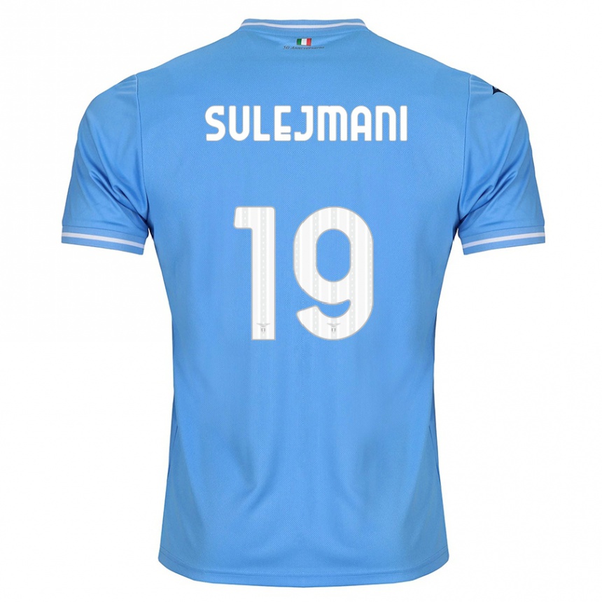 Kids Football Flavio Sulejmani #19 Blue Home Jersey 2023/24 T-Shirt