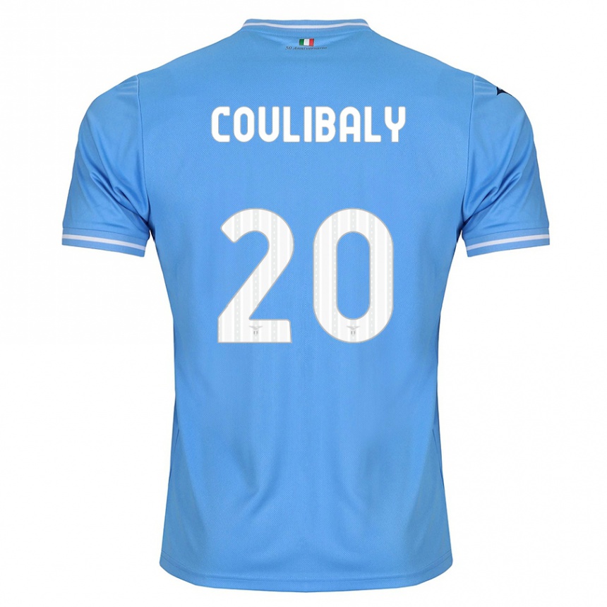 Kids Football Larsson Coulibaly #20 Blue Home Jersey 2023/24 T-Shirt