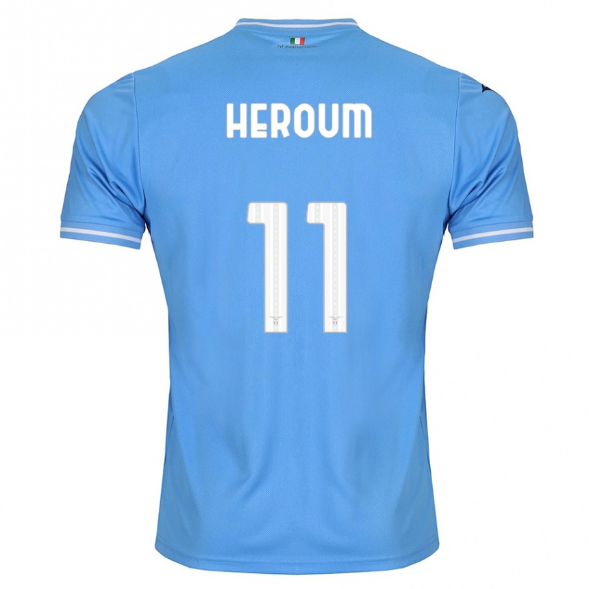 Kids Football Nora Heroum #11 Blue Home Jersey 2023/24 T-Shirt