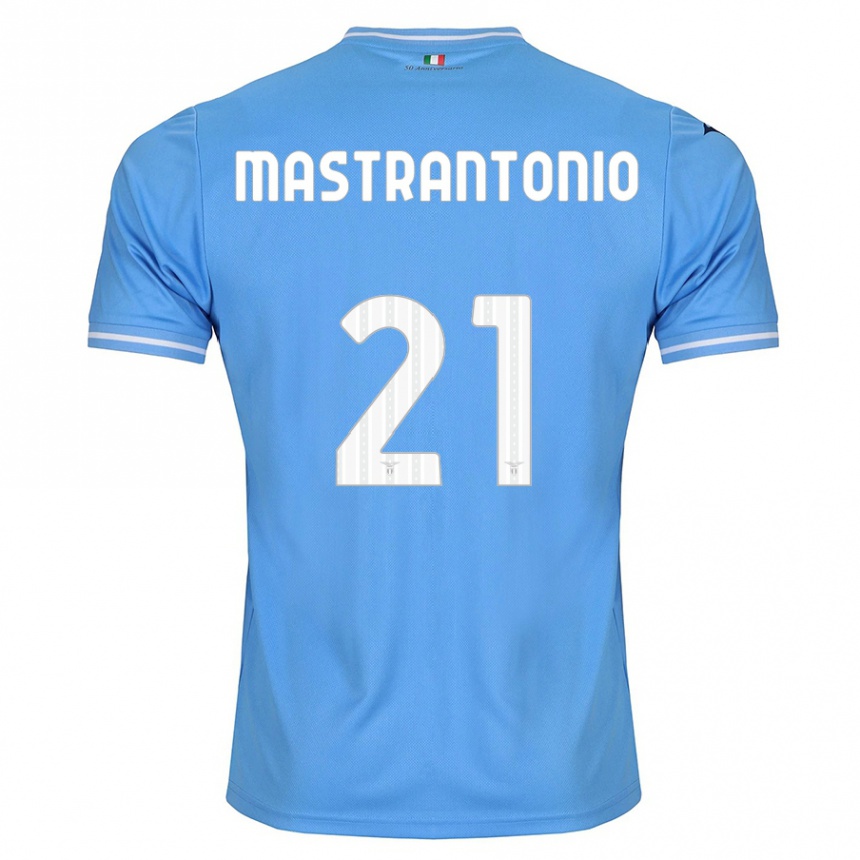 Kids Football Ella Mastrantonio #21 Blue Home Jersey 2023/24 T-Shirt