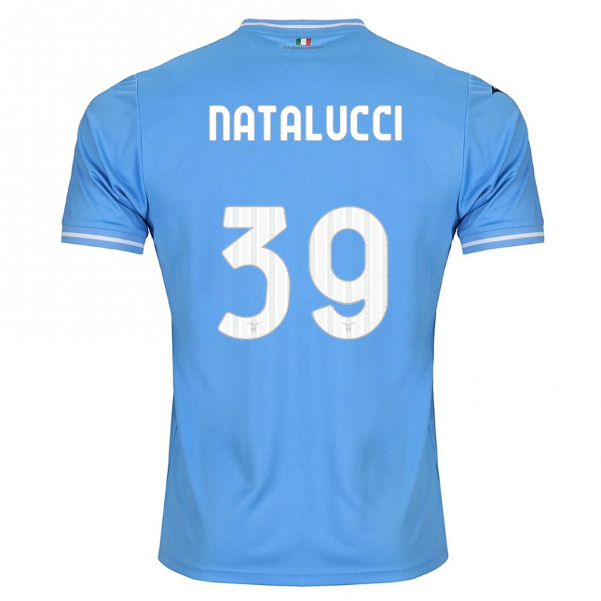 Kids Football Serena Natalucci #39 Blue Home Jersey 2023/24 T-Shirt