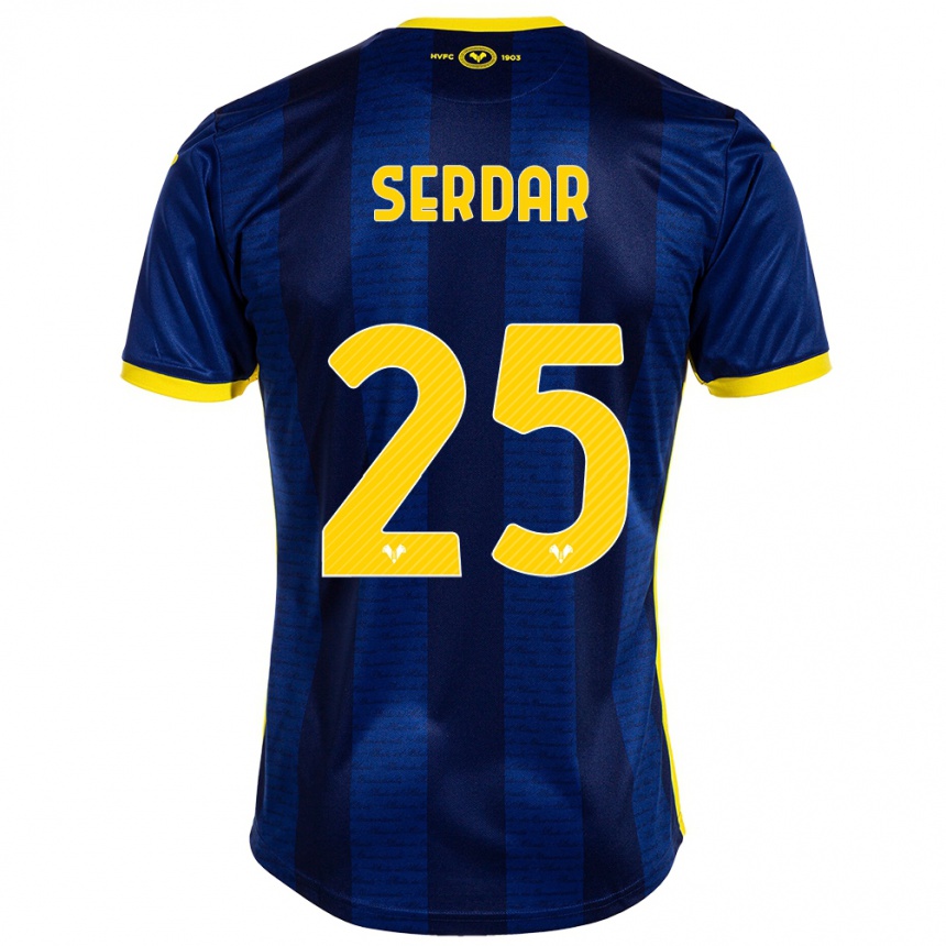 Kids Football Suat Serdar #25 Navy Home Jersey 2023/24 T-Shirt