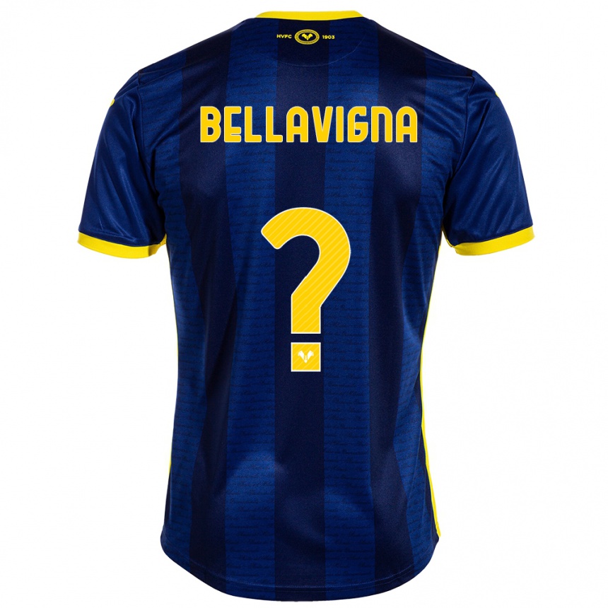 Kids Football Marco Bellavigna #0 Navy Home Jersey 2023/24 T-Shirt