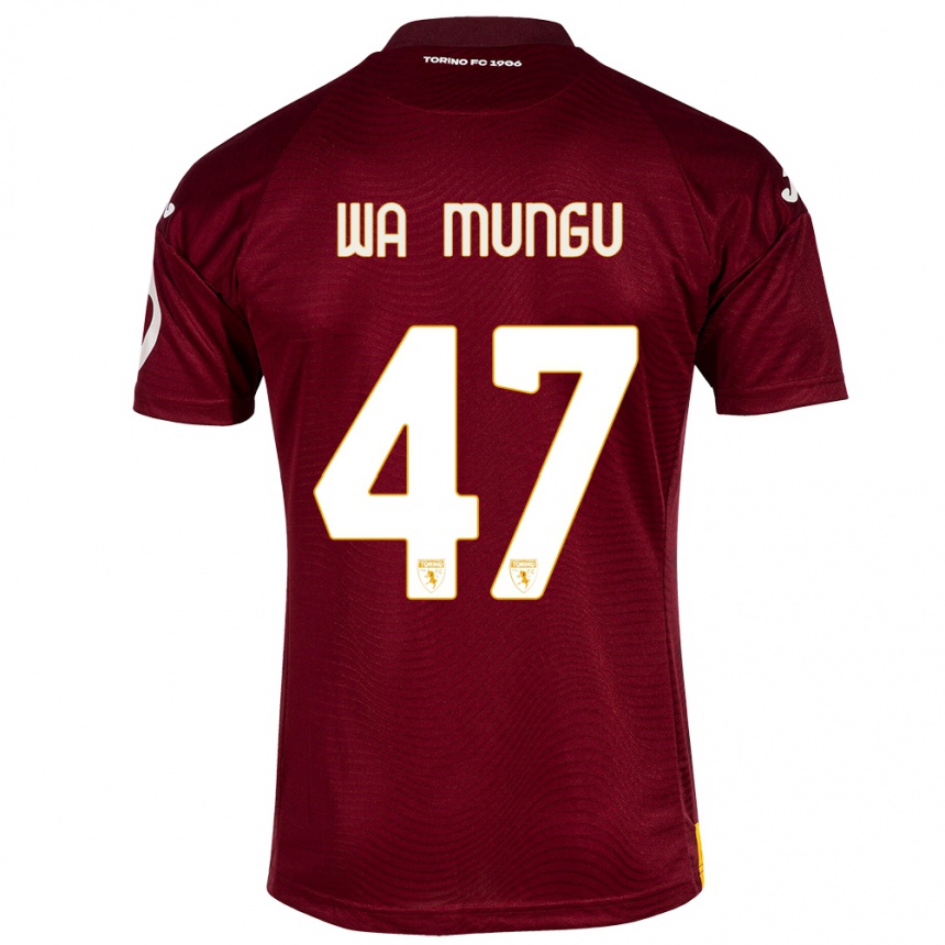 Kids Football Vimoj Muntu Wa Mungu #47 Dark Red Home Jersey 2023/24 T-Shirt