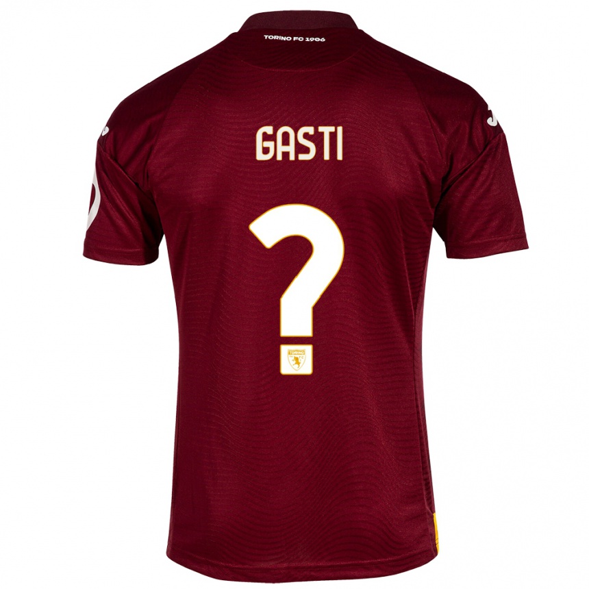 Kids Football Habtamu Gasti #0 Dark Red Home Jersey 2023/24 T-Shirt