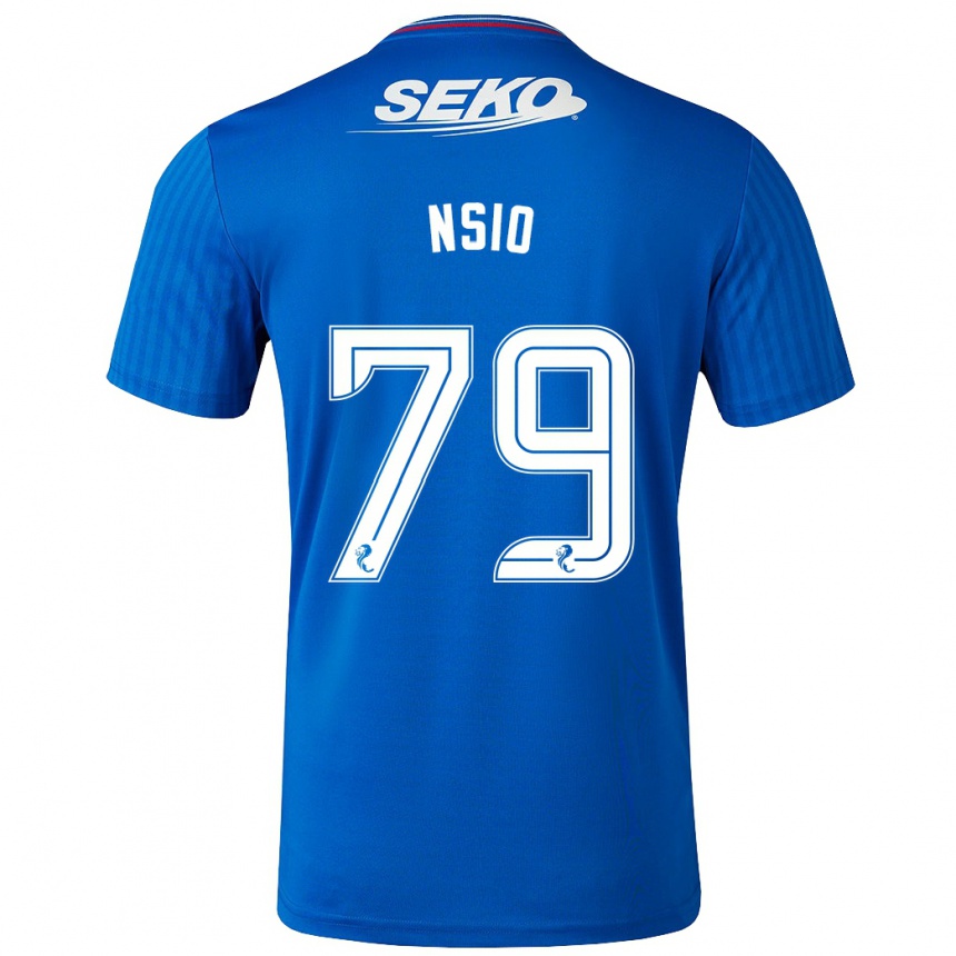 Kids Football Paul Nsio #79 Blue Home Jersey 2023/24 T-Shirt