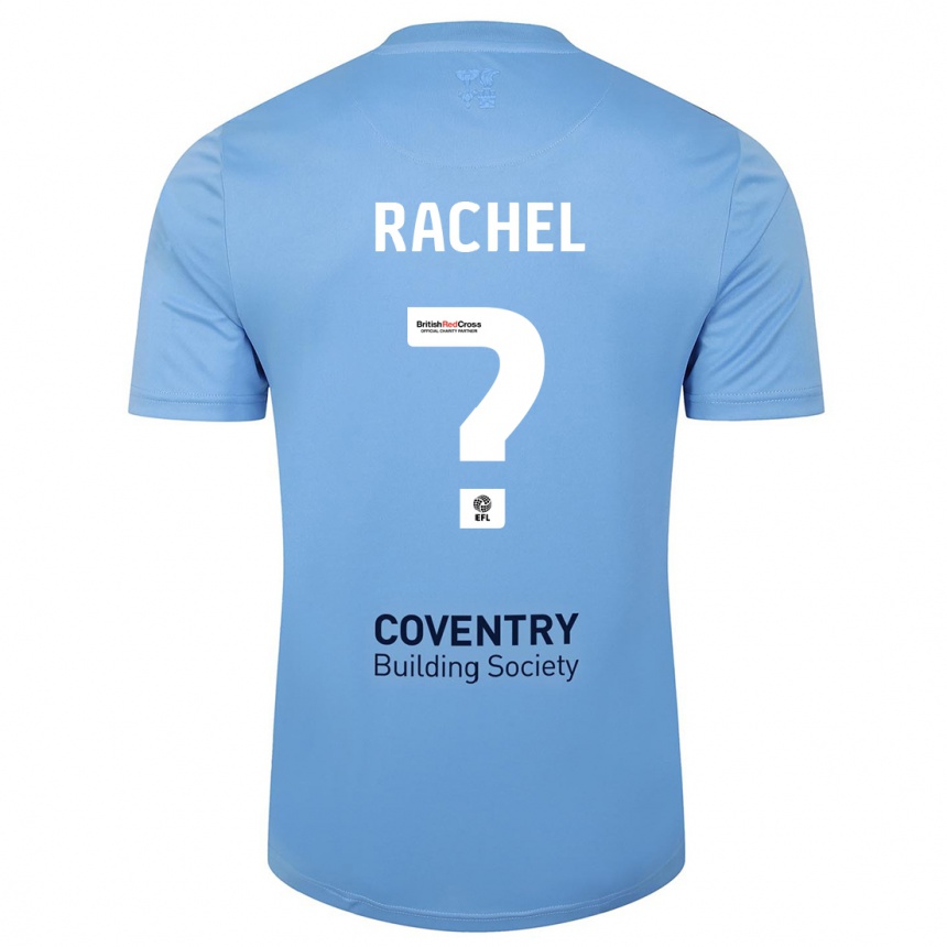Kids Football Daniel Rachel #0 Sky Blue Home Jersey 2023/24 T-Shirt