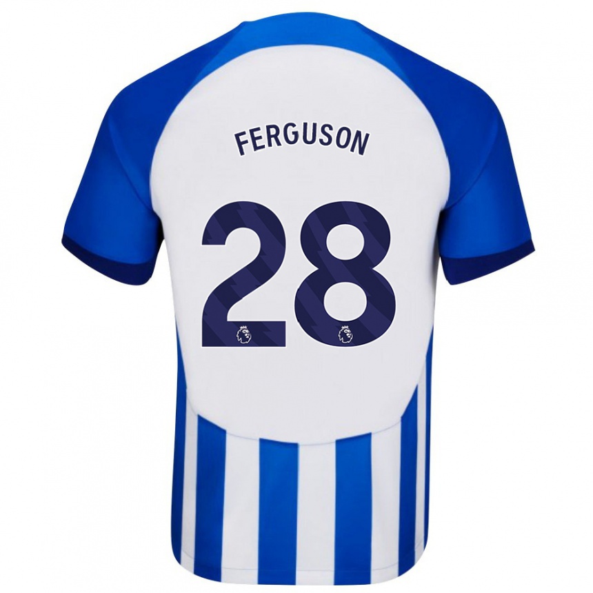 Kids Football Evan Ferguson #28 Blue Home Jersey 2023/24 T-Shirt