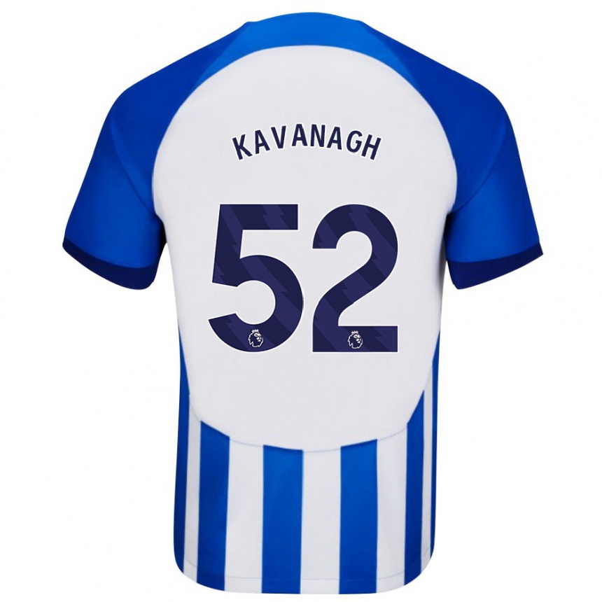 Kids Football Leigh Kavanagh #52 Blue Home Jersey 2023/24 T-Shirt