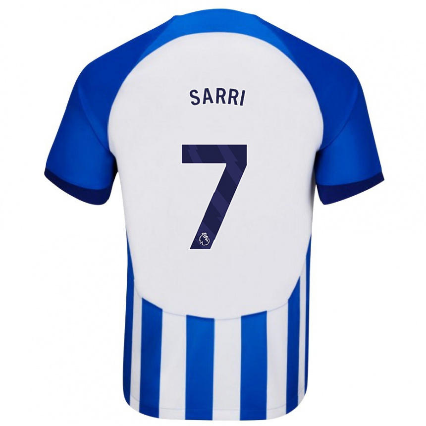 Kids Football Veatriki Sarri #7 Blue Home Jersey 2023/24 T-Shirt