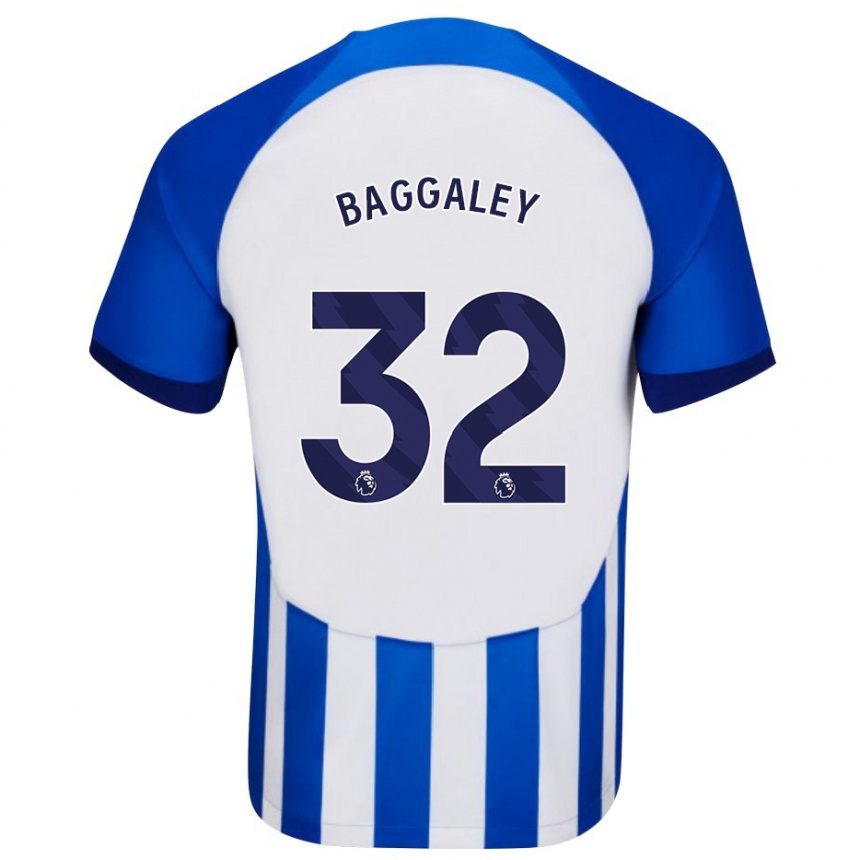 Kids Football Sophie Baggaley #32 Blue Home Jersey 2023/24 T-Shirt