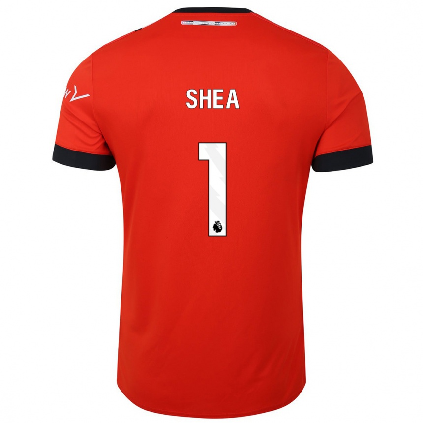 Kids Football James Shea #1 Red Home Jersey 2023/24 T-Shirt