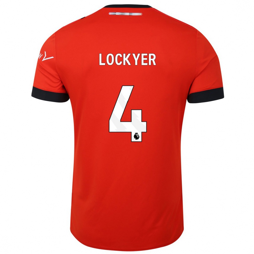 Kids Football Tom Lockyer #4 Red Home Jersey 2023/24 T-Shirt