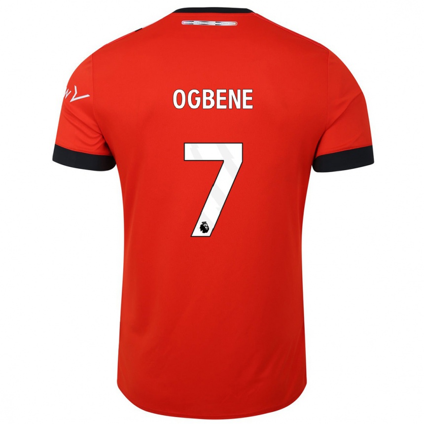 Kids Football Chiedozie Ogbene #7 Red Home Jersey 2023/24 T-Shirt