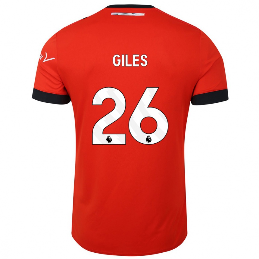 Kids Football Ryan Giles #26 Red Home Jersey 2023/24 T-Shirt