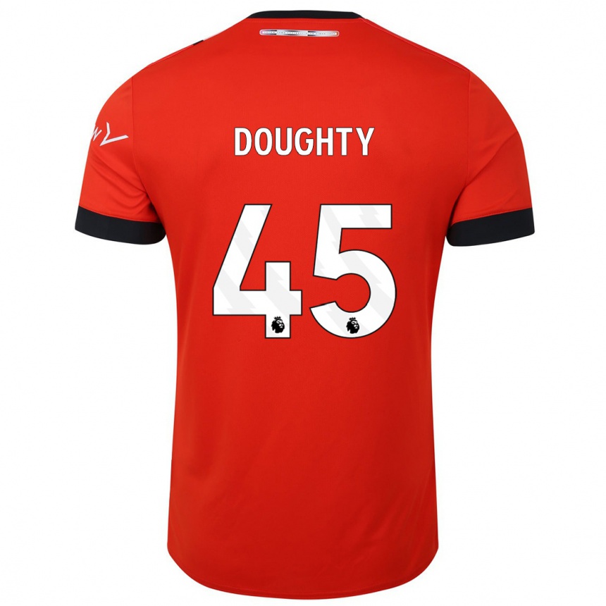 Kids Football Alfie Doughty #45 Red Home Jersey 2023/24 T-Shirt