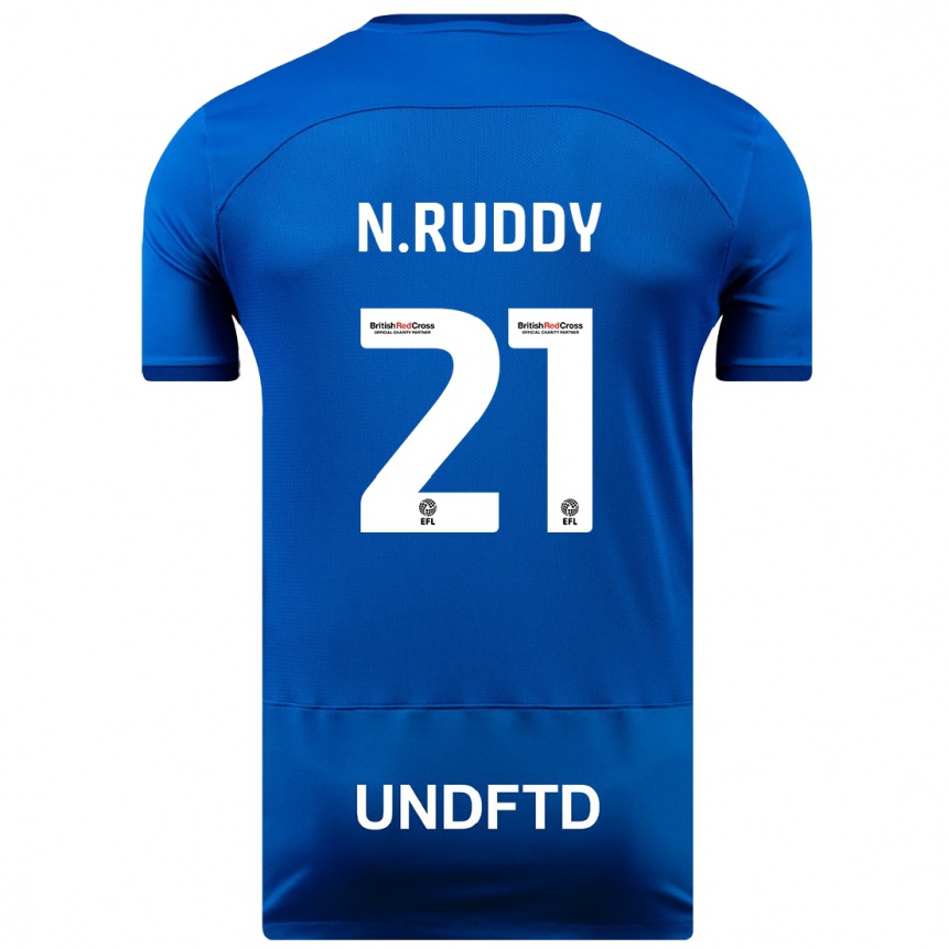 Kids Football John Ruddy #21 Blue Home Jersey 2023/24 T-Shirt