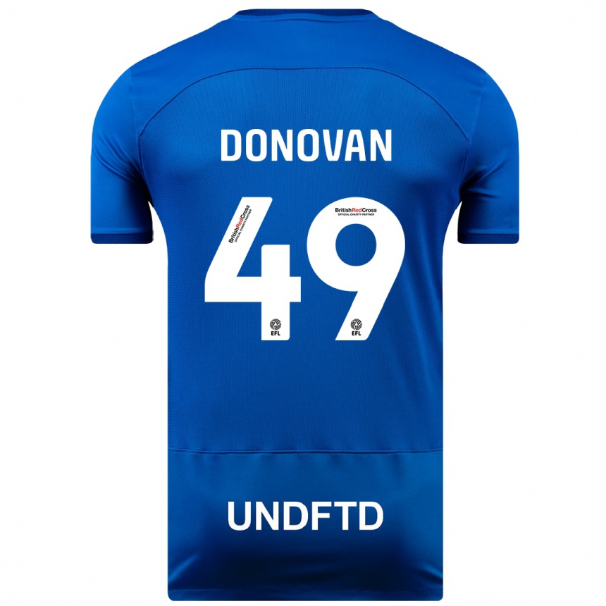 Kids Football Romelle Donovan #49 Blue Home Jersey 2023/24 T-Shirt