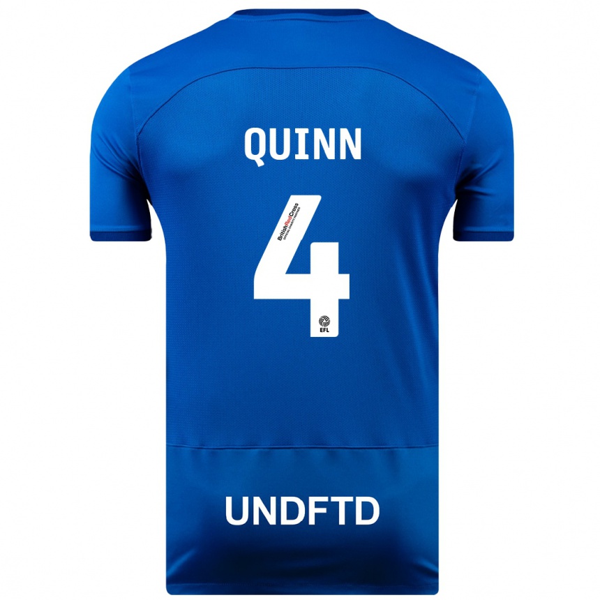 Kids Football Louise Catherine Quinn #4 Blue Home Jersey 2023/24 T-Shirt