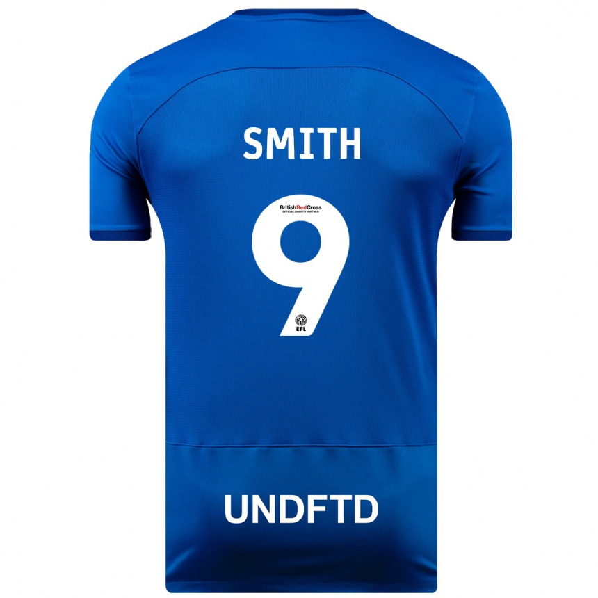 Kids Football Libby Smith #9 Blue Home Jersey 2023/24 T-Shirt