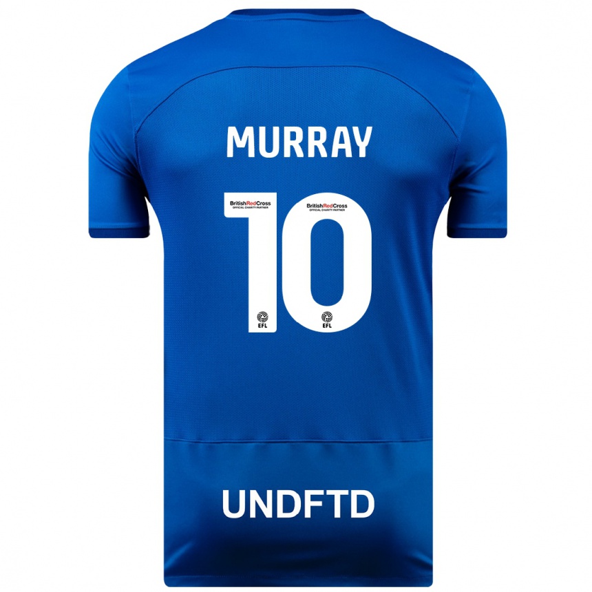 Kids Football Christie Murray #10 Blue Home Jersey 2023/24 T-Shirt