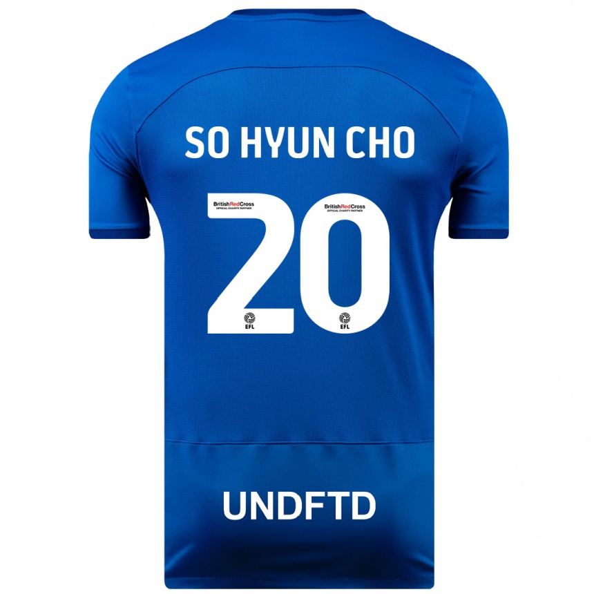 Kids Football Cho So-Hyun #20 Blue Home Jersey 2023/24 T-Shirt