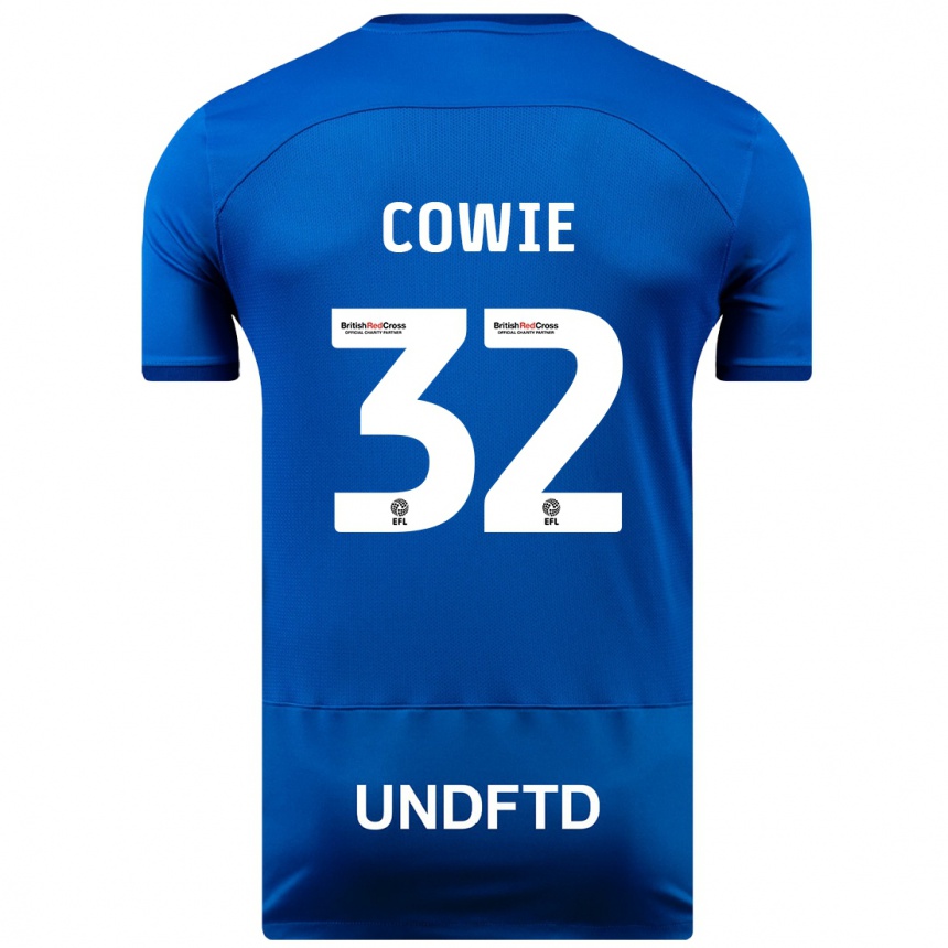 Kids Football Abbie Cowie #32 Blue Home Jersey 2023/24 T-Shirt