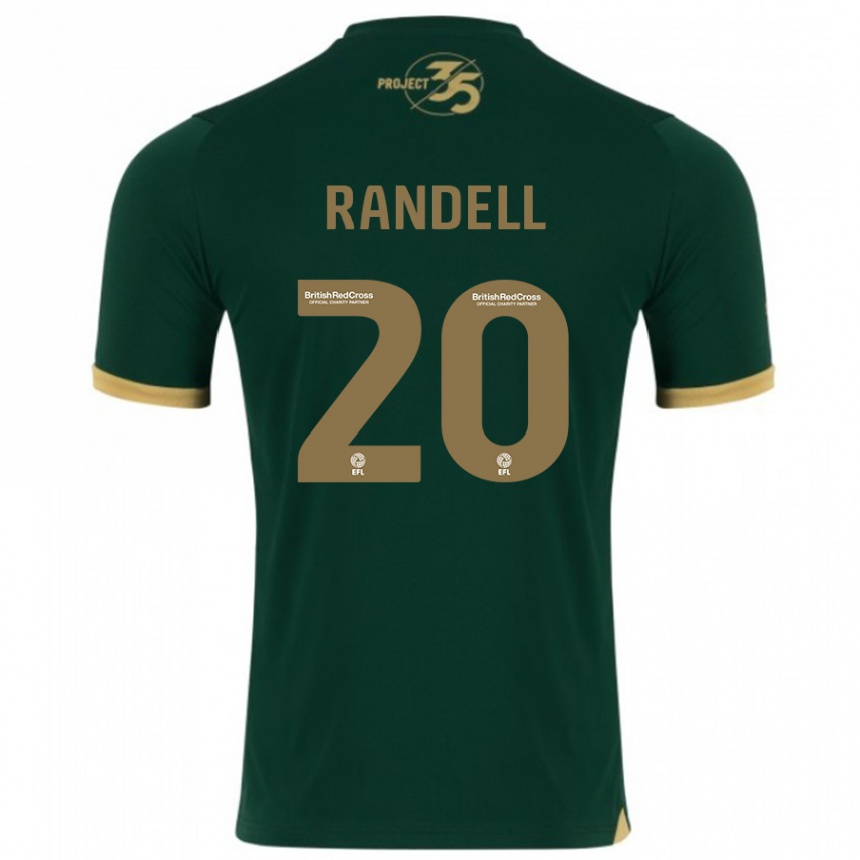 Kids Football Adam Randell #20 Green Home Jersey 2023/24 T-Shirt