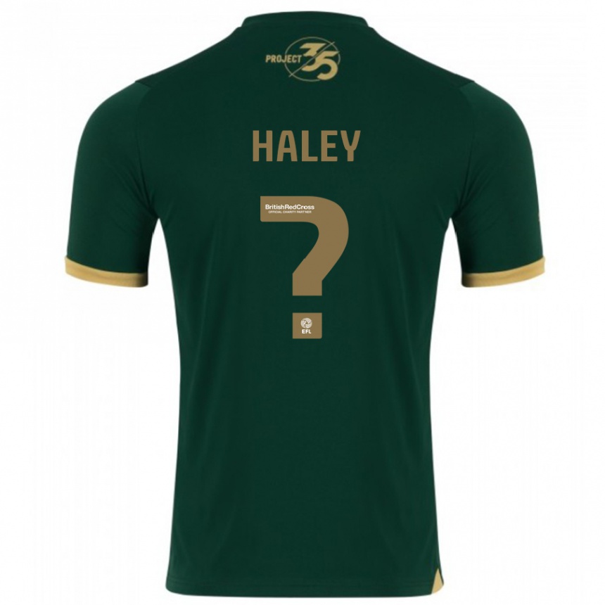 Kids Football Toby Haley #0 Green Home Jersey 2023/24 T-Shirt