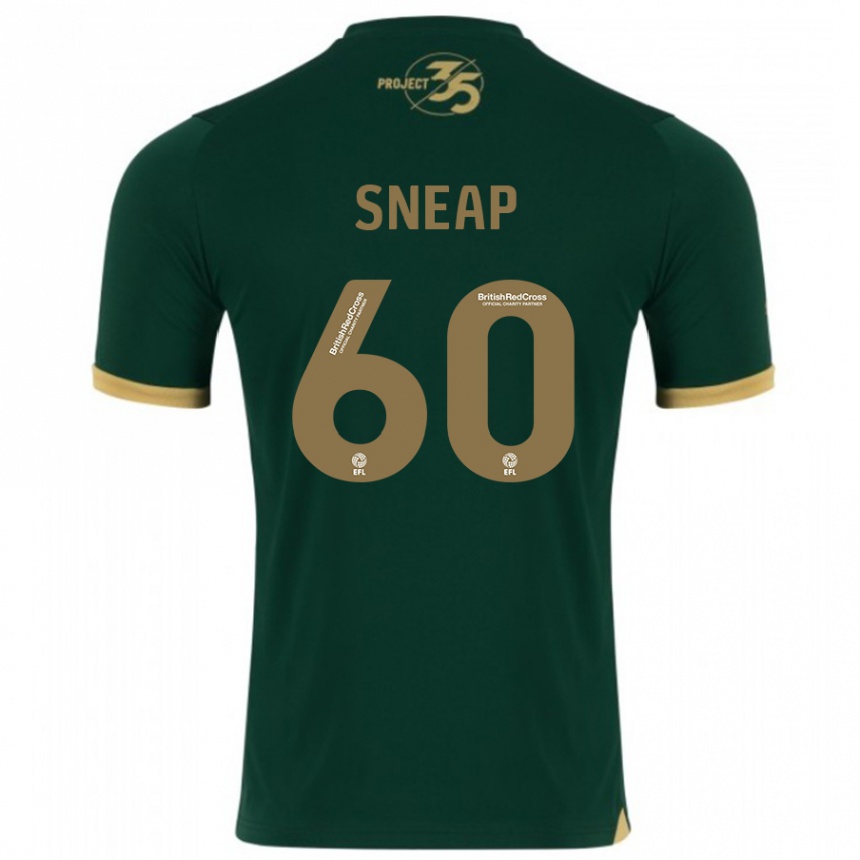 Kids Football Harley Sneap #60 Green Home Jersey 2023/24 T-Shirt