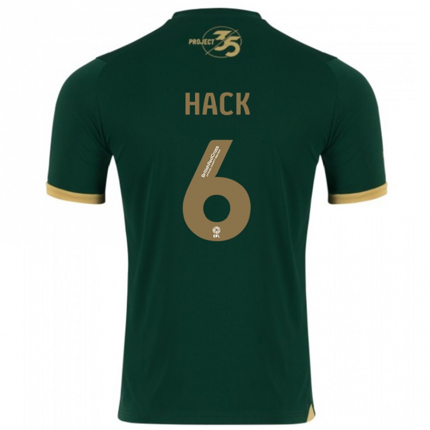 Kids Football Lucy Hack #6 Green Home Jersey 2023/24 T-Shirt