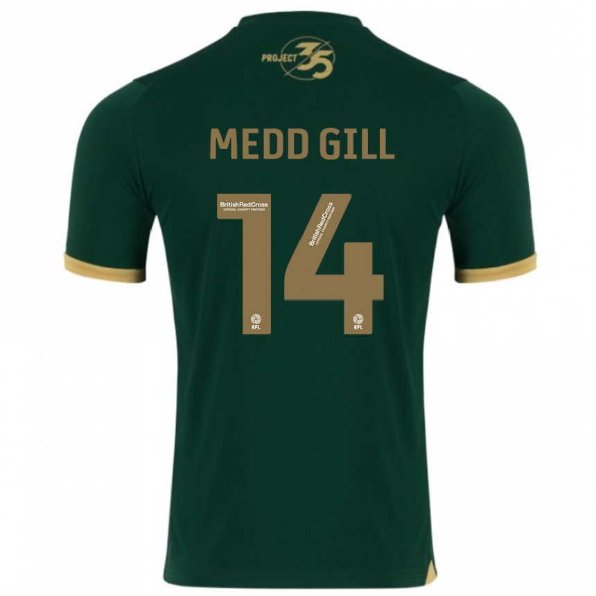 Kids Football Tamsin Medd-Gill #14 Green Home Jersey 2023/24 T-Shirt