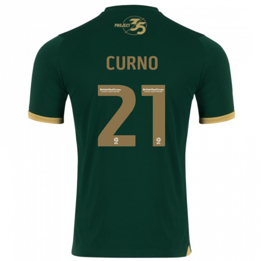 Kids Football Maddi Curno #21 Green Home Jersey 2023/24 T-Shirt