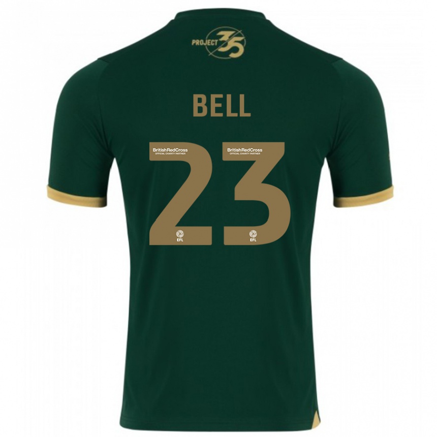 Kids Football Katelyn Bell #23 Green Home Jersey 2023/24 T-Shirt