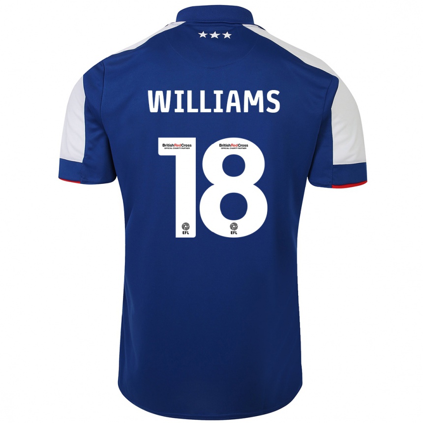 Kids Football Brandon Williams #18 Blue Home Jersey 2023/24 T-Shirt