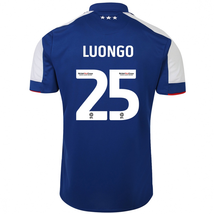 Kids Football Massimo Luongo #25 Blue Home Jersey 2023/24 T-Shirt