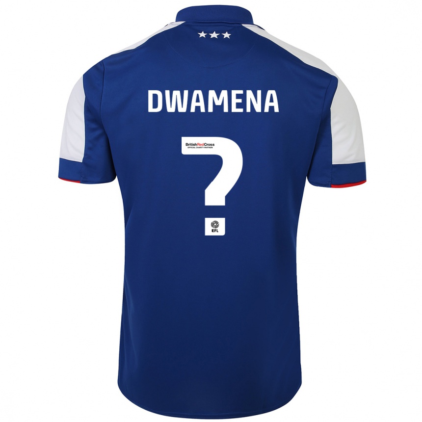 Kids Football Nick Nkansa-Dwamena #0 Blue Home Jersey 2023/24 T-Shirt