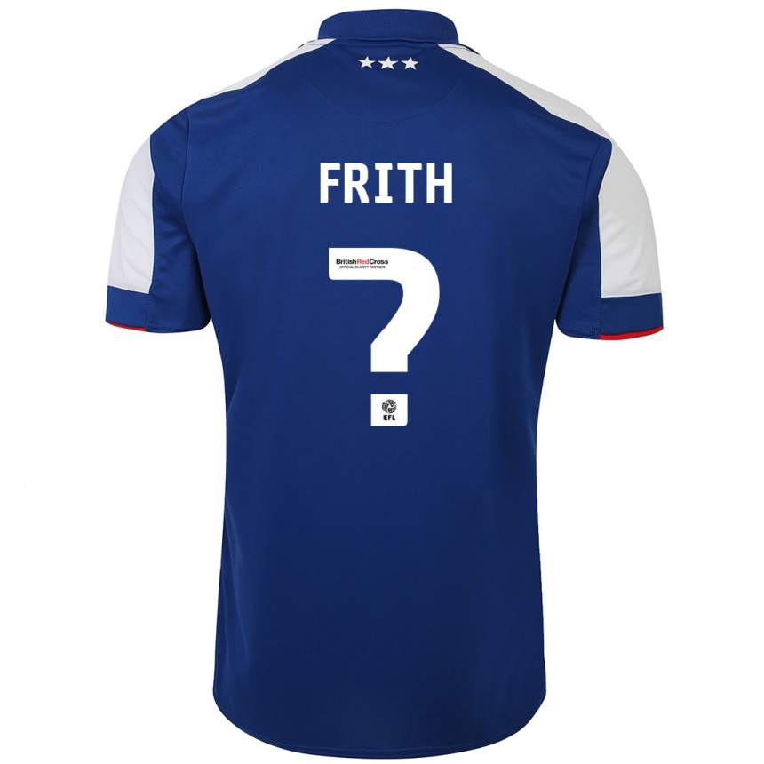 Kids Football Callum Frith #0 Blue Home Jersey 2023/24 T-Shirt