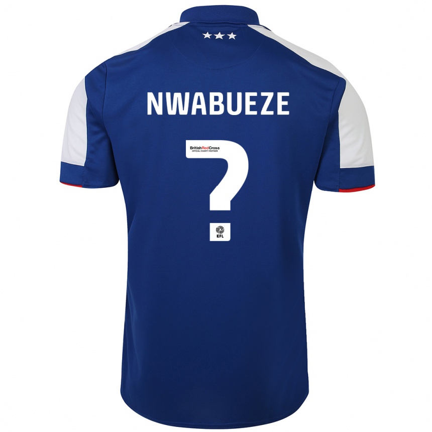 Kids Football Jesse Nwabueze #0 Blue Home Jersey 2023/24 T-Shirt