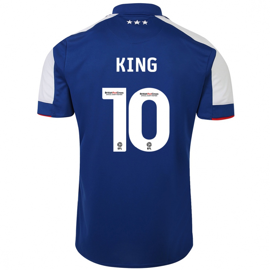 Kids Football Eloise King #10 Blue Home Jersey 2023/24 T-Shirt