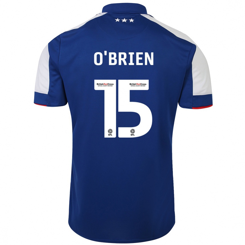 Kids Football Lucy O'brien #15 Blue Home Jersey 2023/24 T-Shirt