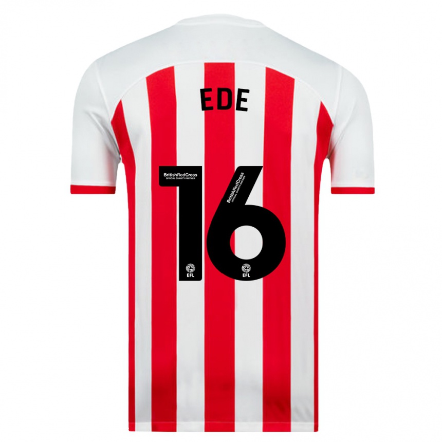 Kids Football Grace Ede #16 White Home Jersey 2023/24 T-Shirt