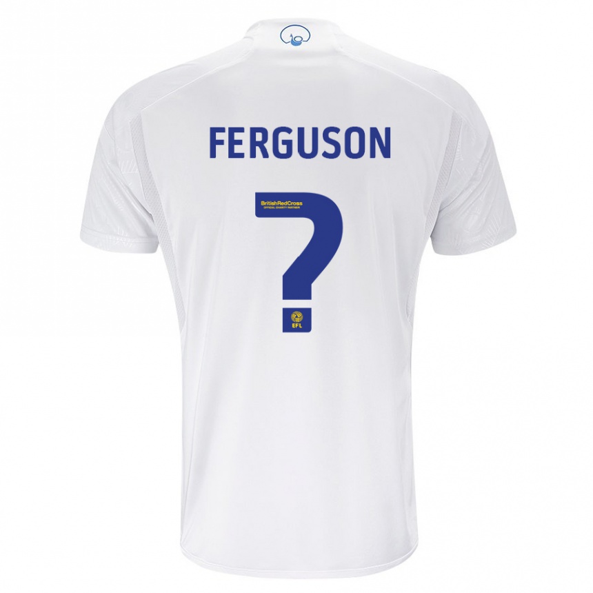 Kids Football Connor Ferguson #0 White Home Jersey 2023/24 T-Shirt