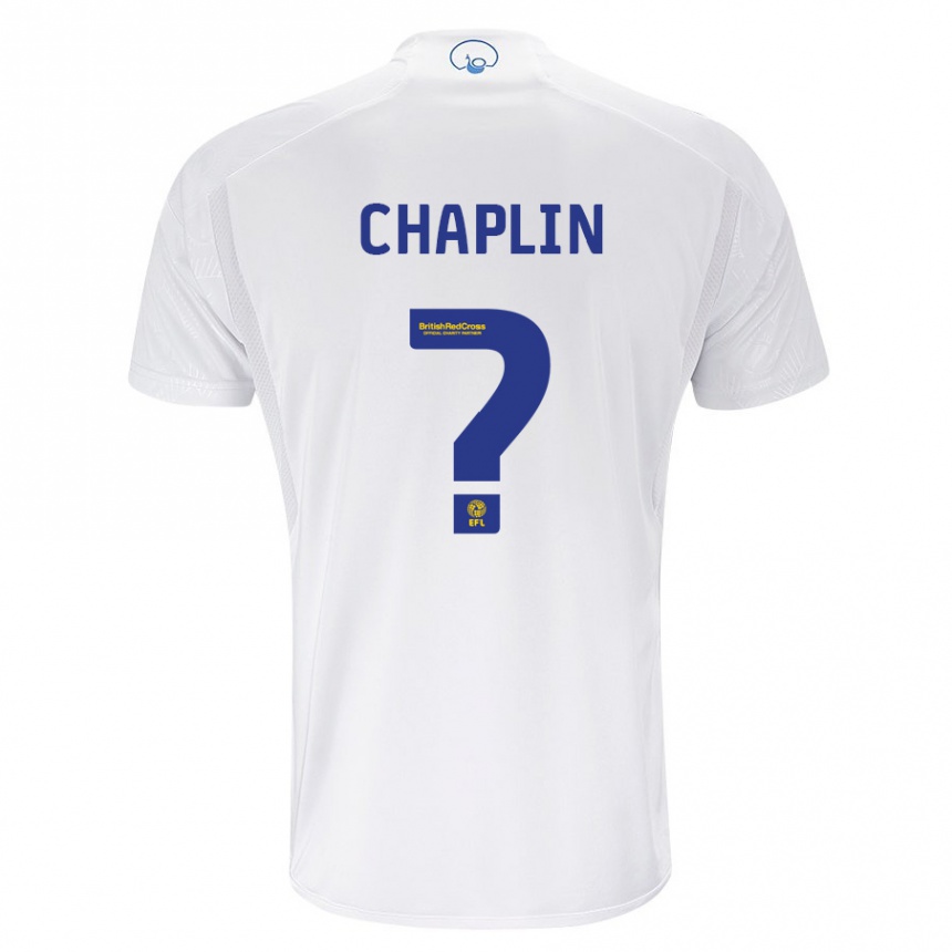 Kids Football Rhys Chadwick-Chaplin #0 White Home Jersey 2023/24 T-Shirt