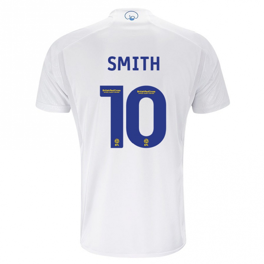 Kids Football Kathryn Smith #10 White Home Jersey 2023/24 T-Shirt