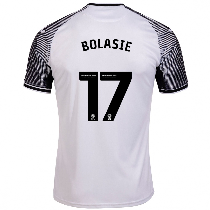 Kids Football Yannick Bolasie #17 White Home Jersey 2023/24 T-Shirt