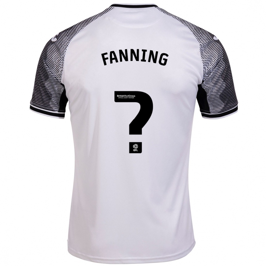 Kids Football Jack Fanning #0 White Home Jersey 2023/24 T-Shirt